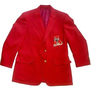 American Craftsmen Red University Of Alabama Small S Coaches Sport Coat Mens
